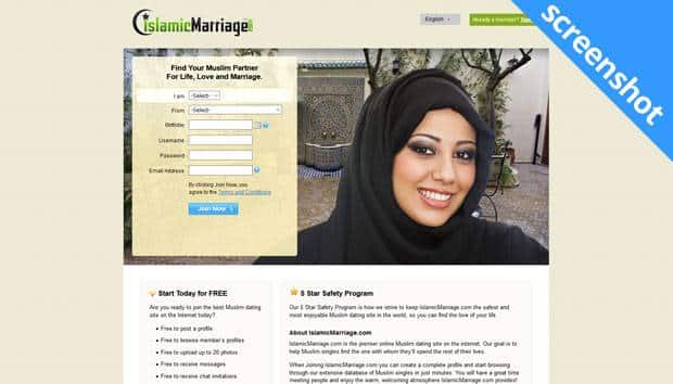 IslamicMarriage.com screenshot