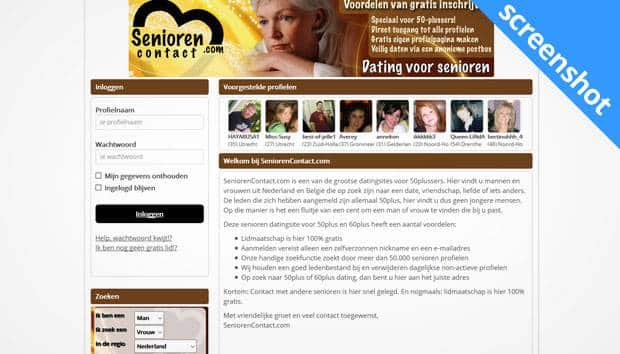SeniorenContact.com screenshot