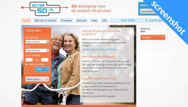 Actief50.nl screenshot