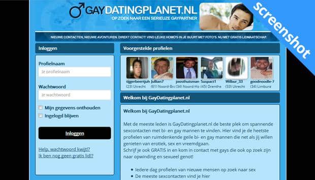 Gaydatingplanet.nl screenshot