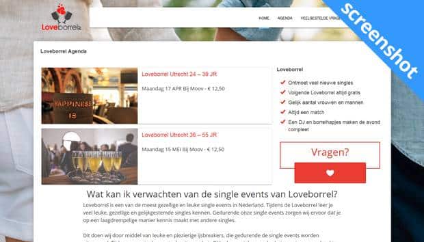 Loveborrel.nl screenshot