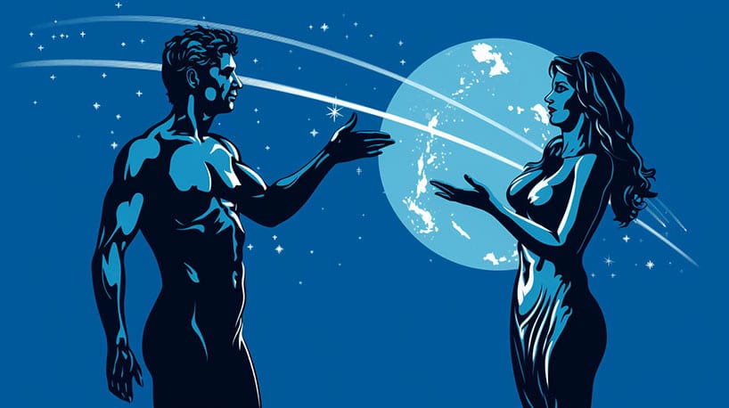 Mars en Venus, communicatie en begrip tussen mannen en vrouwen.