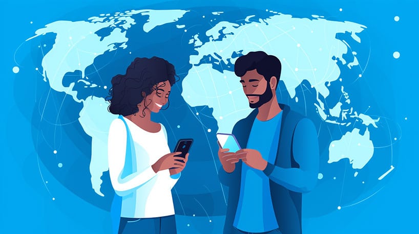 Kaapverdiaans stel verbindt online via multiculturele datingsite