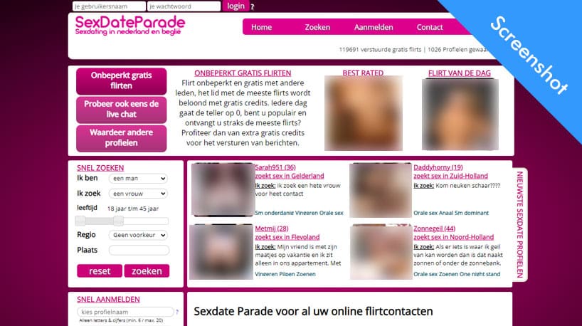 SexDateParade screenshot