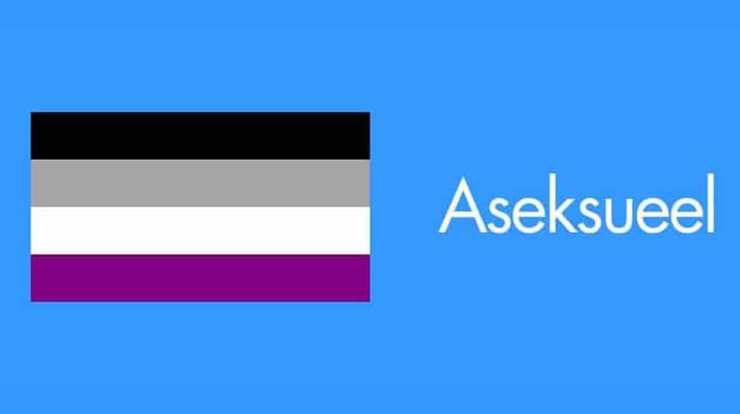 Aseksueel met symbool