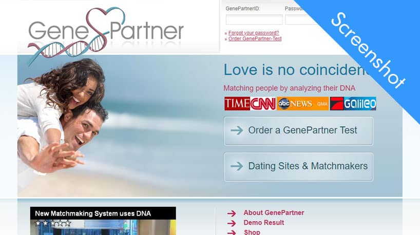 Gene partner screenshot